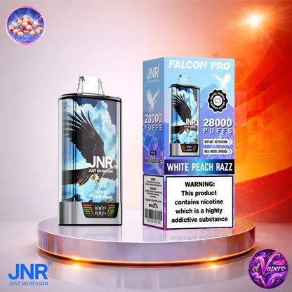 Vapers Desechables - Cigarrillo electrónico - España - JNR - FalconPro - 28K - White Peach Razz 28000 Caladas - Más baratos