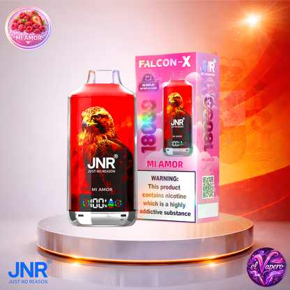 Vapers Desechables - Cigarrillo electrónico - España - JNR - FalconX - 18K - Mi Amor 18000 Caladas - Más baratos