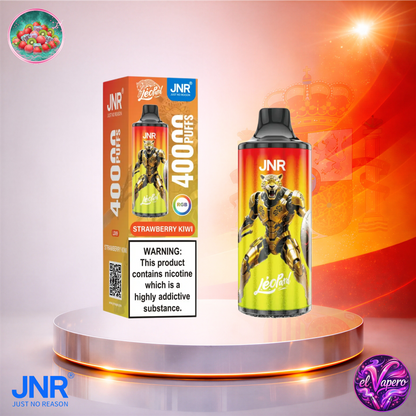 Vapers Desechables - Cigarrillo electrónico - España - JNR - Leopard - 40K - Strawberry Kiwi 40000 Caladas - El mejor precio