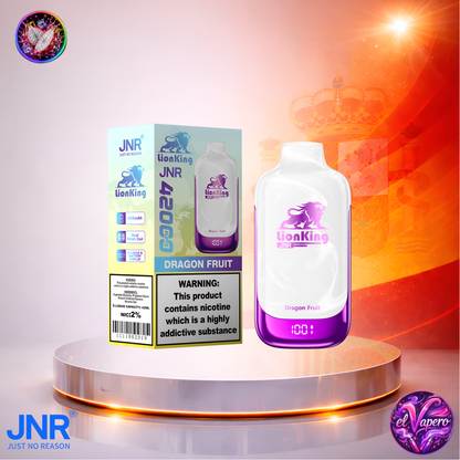 Vapers Desechables - Cigarrillo Electrónico - España - JNR - LionKing - 42K - Dragon Fruit 42000 Caladas - Más baratos