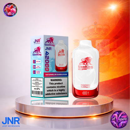 Vapers Desechables - Cigarrillo Electrónico - España - JNR - LionKing - 42K - Watermelon Bubblegum 42000 Caladas - El mejor precio