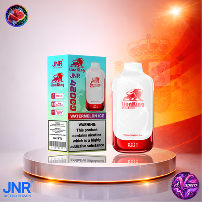 Vapers Desechables - Cigarrillo Electrónico - España - JNR - LionKing - 42K - Watermelon Ice 42000 Caladas - Más baratos