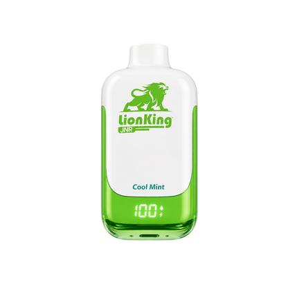 Vape desechable JNR LionKing 42K Mint con hasta 42000 caladas y refrescante sabor a menta