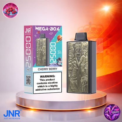 Vapers Desechables - Cigarrillo electrónico - España - JNR - MegaBox - 25K - Cherry Berry 25000 Caladas - Más baratos