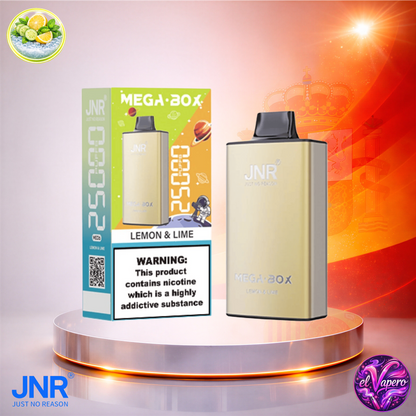 Vapers Desechables - Cigarrillo electrónico - España - JNR - MegaBox - 25K - Lemon Lime 25000 Caladas - Más baratos
