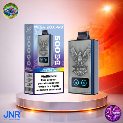 Vapers Desechables - Cigarrillo electrónico - España - JNR - MegaBoxPro - 50K - Blueberry Sour Raspberry 50000 Caladas - El mejor precio