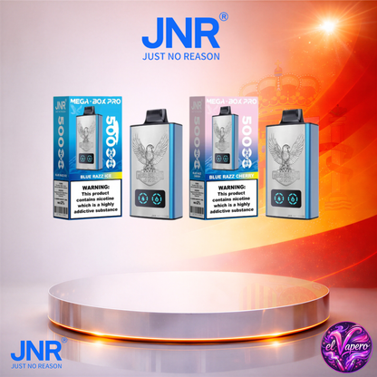 Vapers Desechables - Cigarrillo electrónico - España - JNR - MegaBoxPro - 50K - Sabores 4 50000 Caladas - Los más baratos