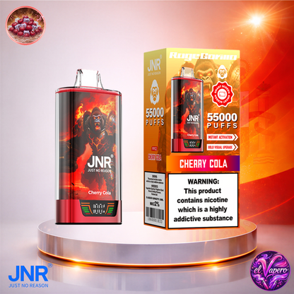 Vapers Desechables - Cigarrillo electrónico - España - JNR - RageGorilla - 55K - Cherry Cola 55000 Caladas - Los más baratos