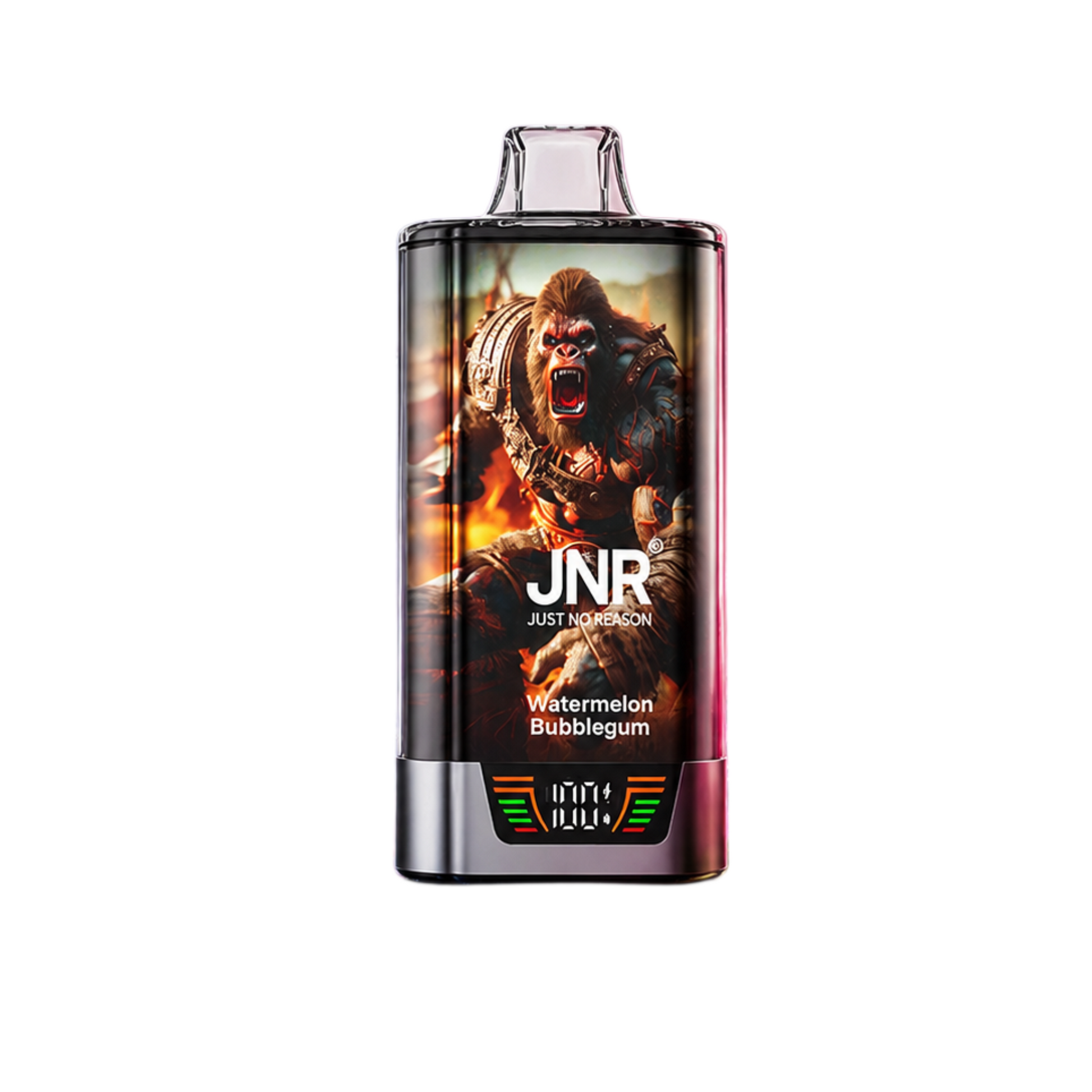 Vape desechable JNR RageGorilla 55K Watermelon Bubblegum con hasta 55000 caladas y sabor a sandía con chicle