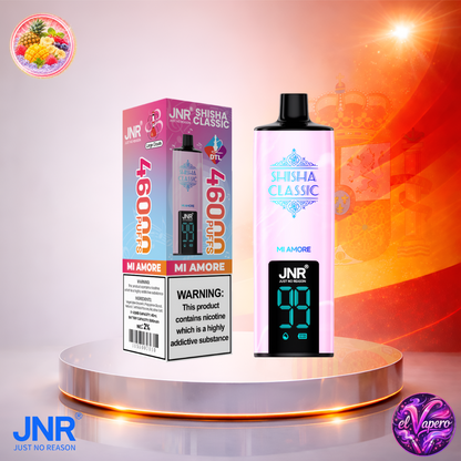 Vapers Desechables - Cigarrillo Electrónico - España - JNR - Shisha Classic - 46K - Mi Amore 46000 Caladas - El mejor precio
