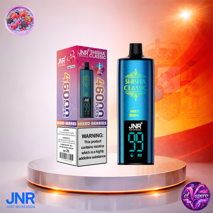 Vapers Desechables - Cigarrillo Electrónico - España - JNR - Shisha Classic - 46K - Mixed Berries 46000 Caladas - Los más baratos