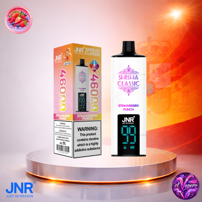 Vapers Desechables - Cigarrillo Electrónico - España - JNR - Shisha Classic - 46K - Strawberry Punch 46000 Caladas - Más baratos