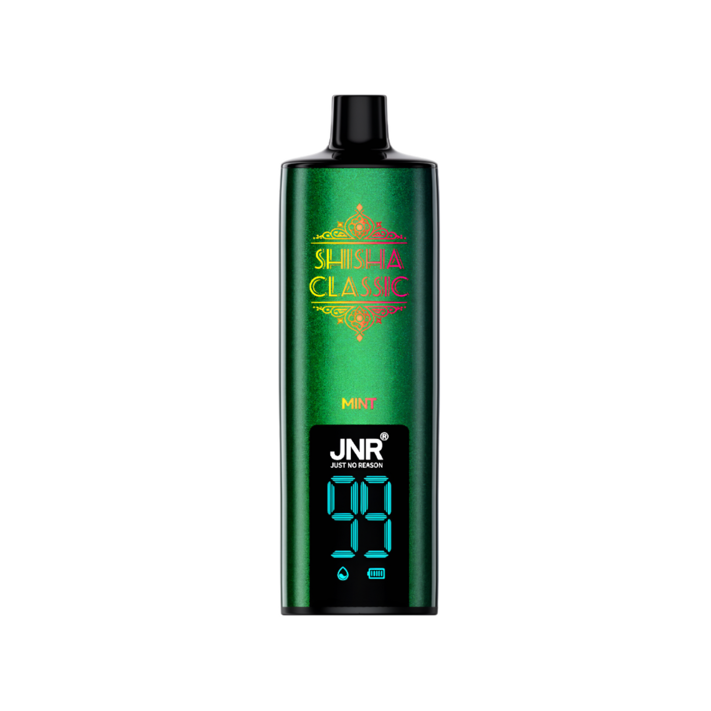 Vape desechable JNR Shisha Classic 46K Mint con hasta 46000 caladas y refrescante sabor a menta