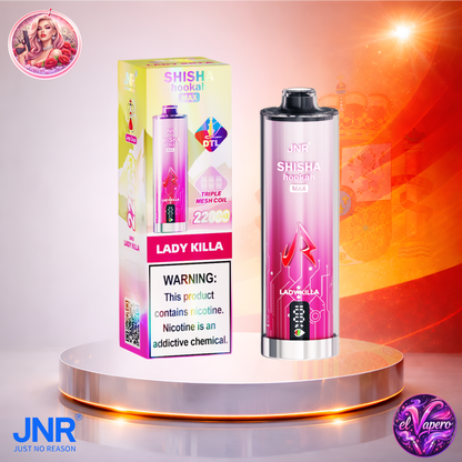Vapers Desechables - Cigarrillo electrónico - España - JNR - ShishaHookahMax - 22K - Lady Killa 22000 Caladas - Más baratos