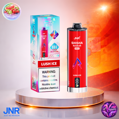 Vapers Desechables - Cigarrillo electrónico - España - JNR - ShishaHookahMax - 22K - Lush Ice 22000 Caladas - Los más baratos