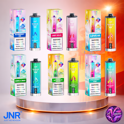 Vapers Desechables - Cigarrillo electrónico - España - JNR - ShishaHookahMax - 22K - Sabores 2 22000 Caladas - Los más baratos