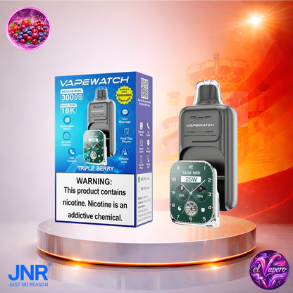 Vapers Desechables - Cigarrillo Electrónico - España - JNR - VapeWatch - 30K - Triple Berry 30000 Caladas - Más baratos