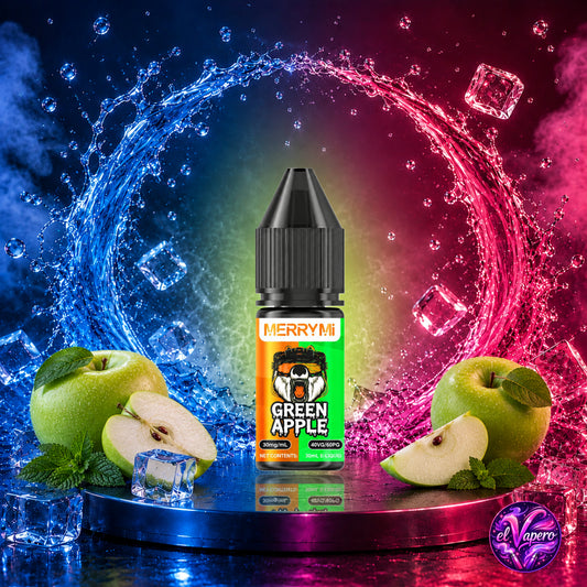 Vaper Desechable Green Apple –  MerryMi Salts 30 ml