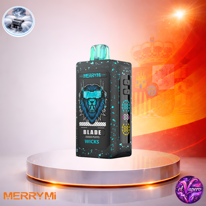 Vapers Desechables - Cigarrillo electrónico - España - MerryMi - Blade - 30K - Wicks 30000 Caladas - Más baratos
