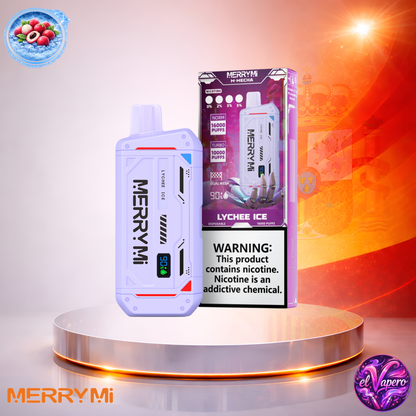 Vapers Desechables - Cigarrillo electrónico - España - MerryMi - M Mecha - 16K - Lychee Ice 16000 Caladas - Más baratos