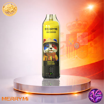 Vapers Desechables - Cigarrillo electrónico - España - MerryMi - MK - 20K - Banana Custard 20000 Caladas - Los más baratos