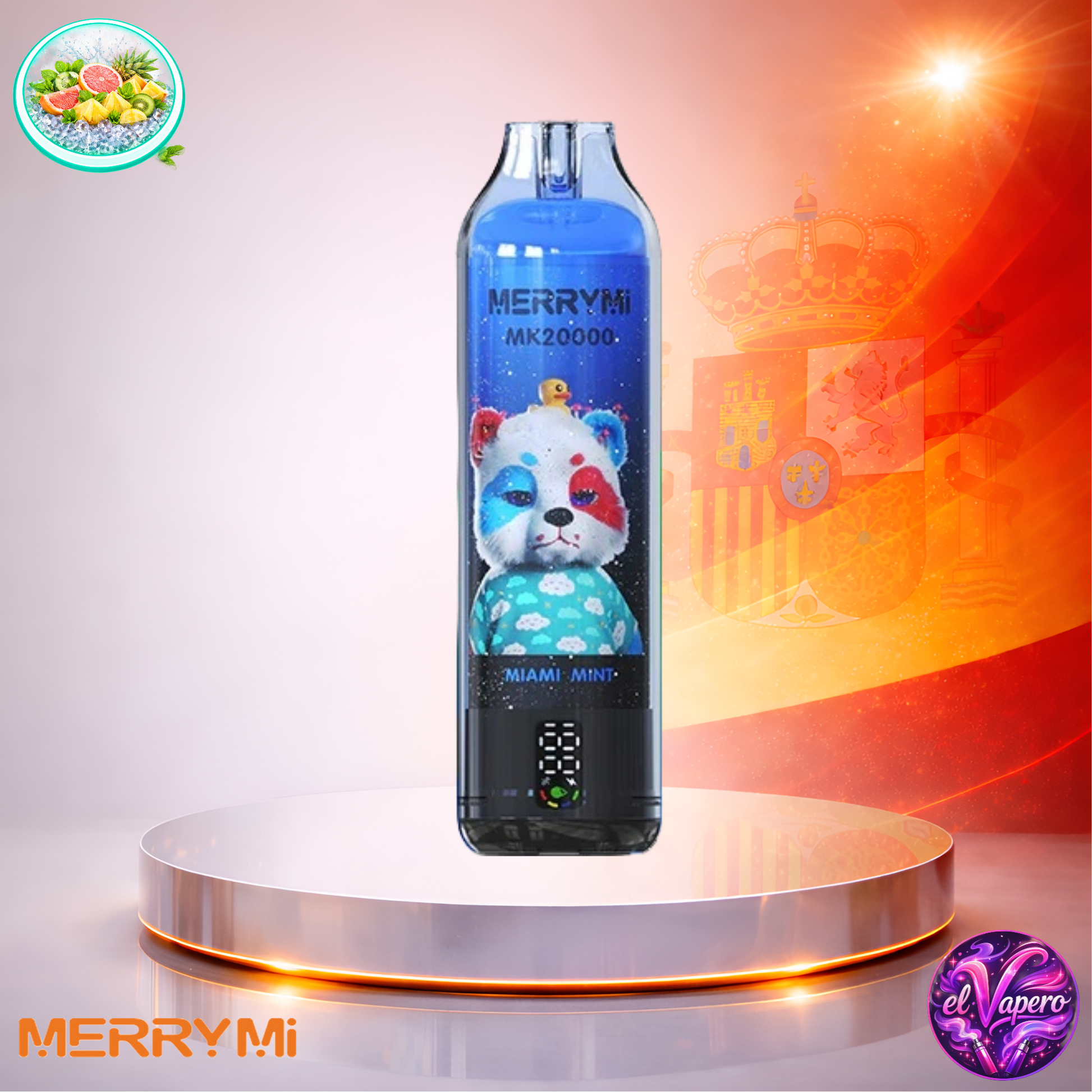 Vapers Desechables - Cigarrillo electrónico - España - MerryMi - MK - 20K - Miami Mint 20000 Caladas - Más baratos