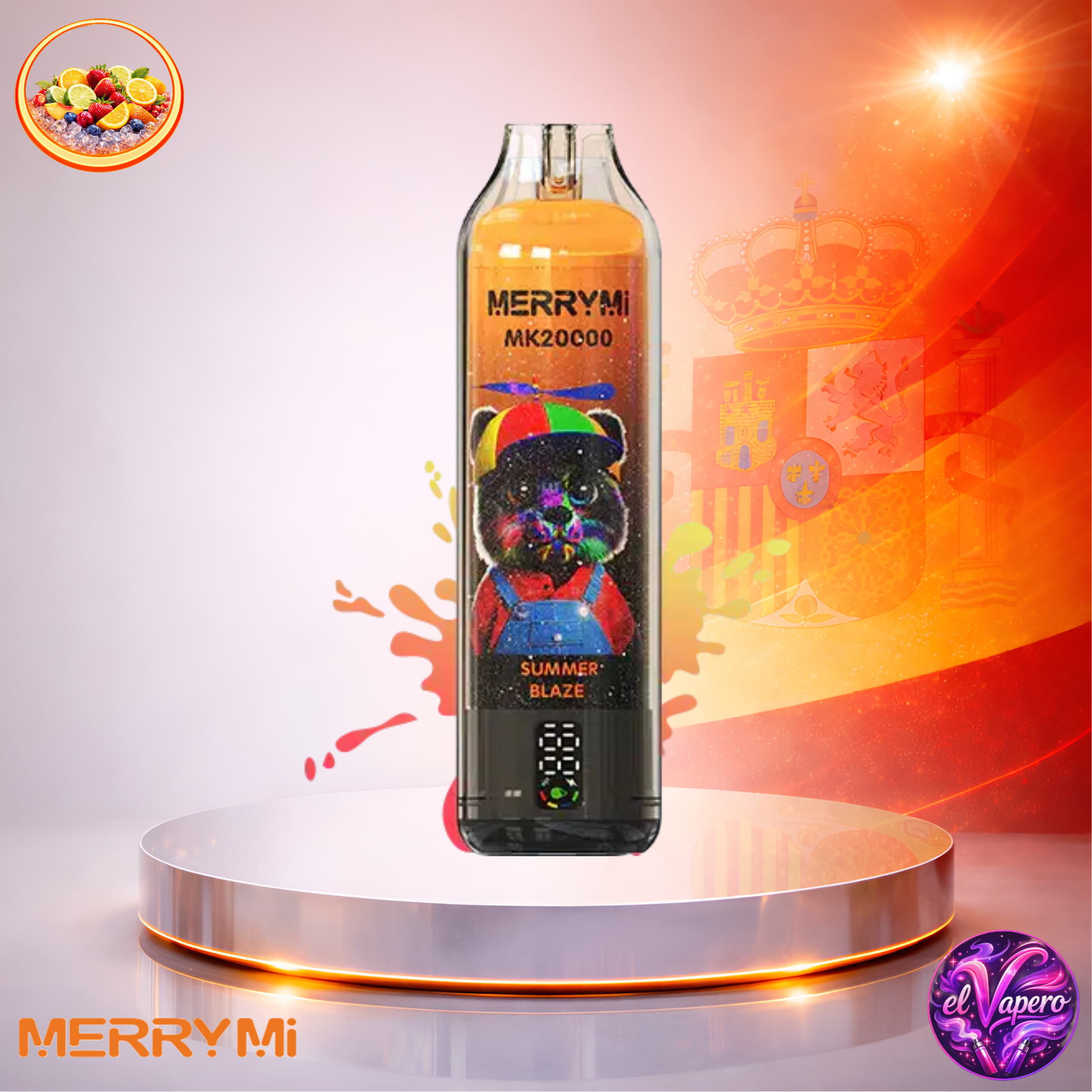 Vapers Desechables - Cigarrillo electrónico - España - MerryMi - MK - 20K - Summer Blaze 20000 Caladas - Los más baratos