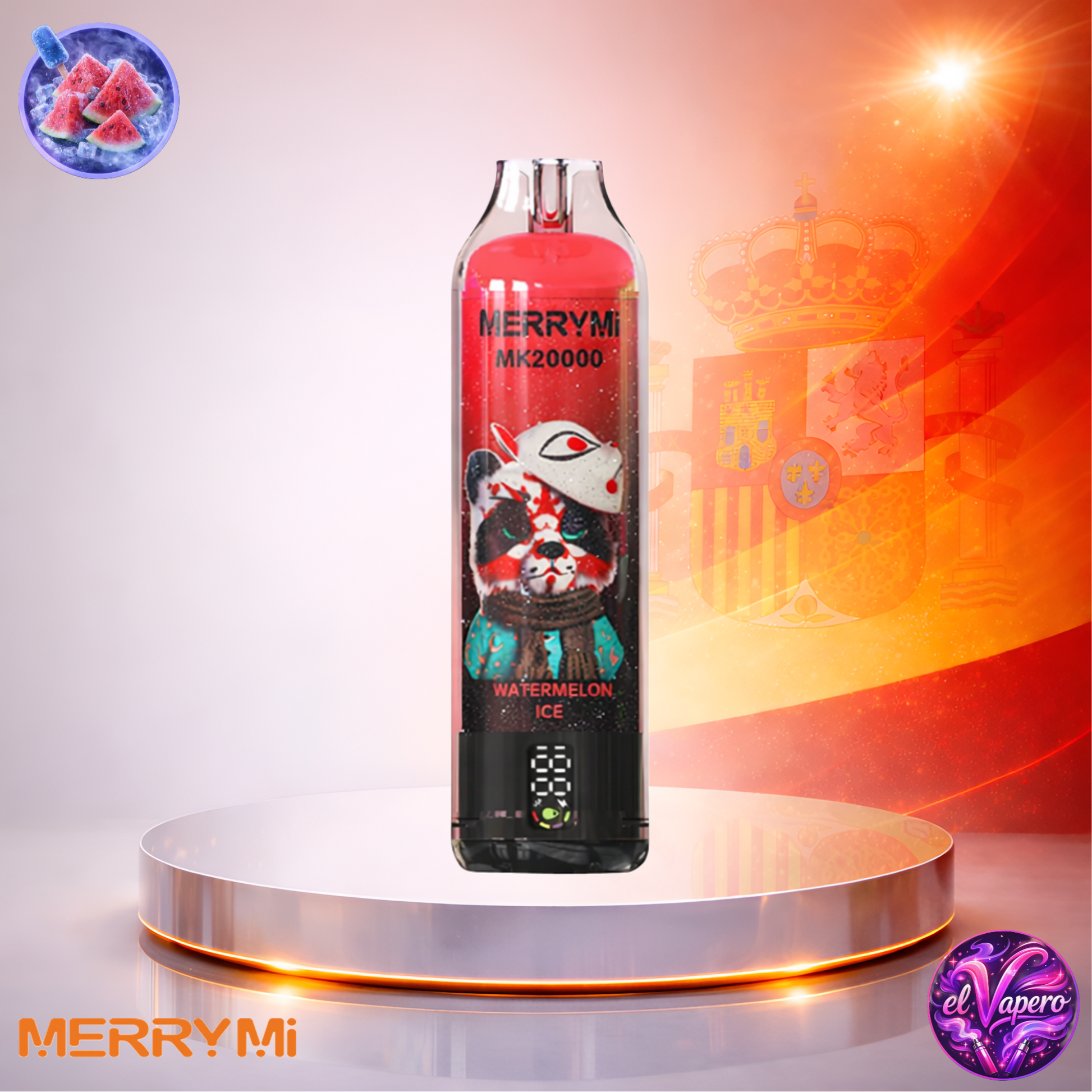 Vapers Desechables - Cigarrillo electrónico - España - MerryMi - MK - 20K - Watermelon Ice 20000 Caladas - Los más baratos