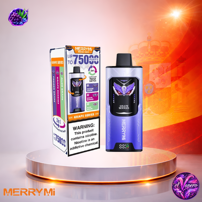MerryMi Mecha Twist 75K - Vaper Desechable - Cigarrillo Electrónico - 5% - 75000 Caladas