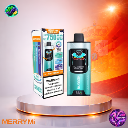 MerryMi Mecha Twist 75K - Vaper Desechable - Cigarrillo Electrónico - 5% - 75000 Caladas