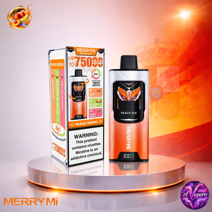MerryMi Mecha Twist 75K - Vaper Desechable - Cigarrillo Electrónico - 5% - 75000 Caladas