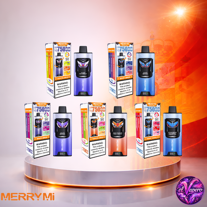 MerryMi Mecha Twist 75K - Vaper Desechable - Cigarrillo Electrónico - 5% - 75000 Caladas