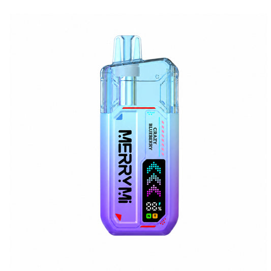 MerryMi Mecha X 36K España vaper desechable Crazy Blueberry con 36000 caladas y sabor intenso a arándano