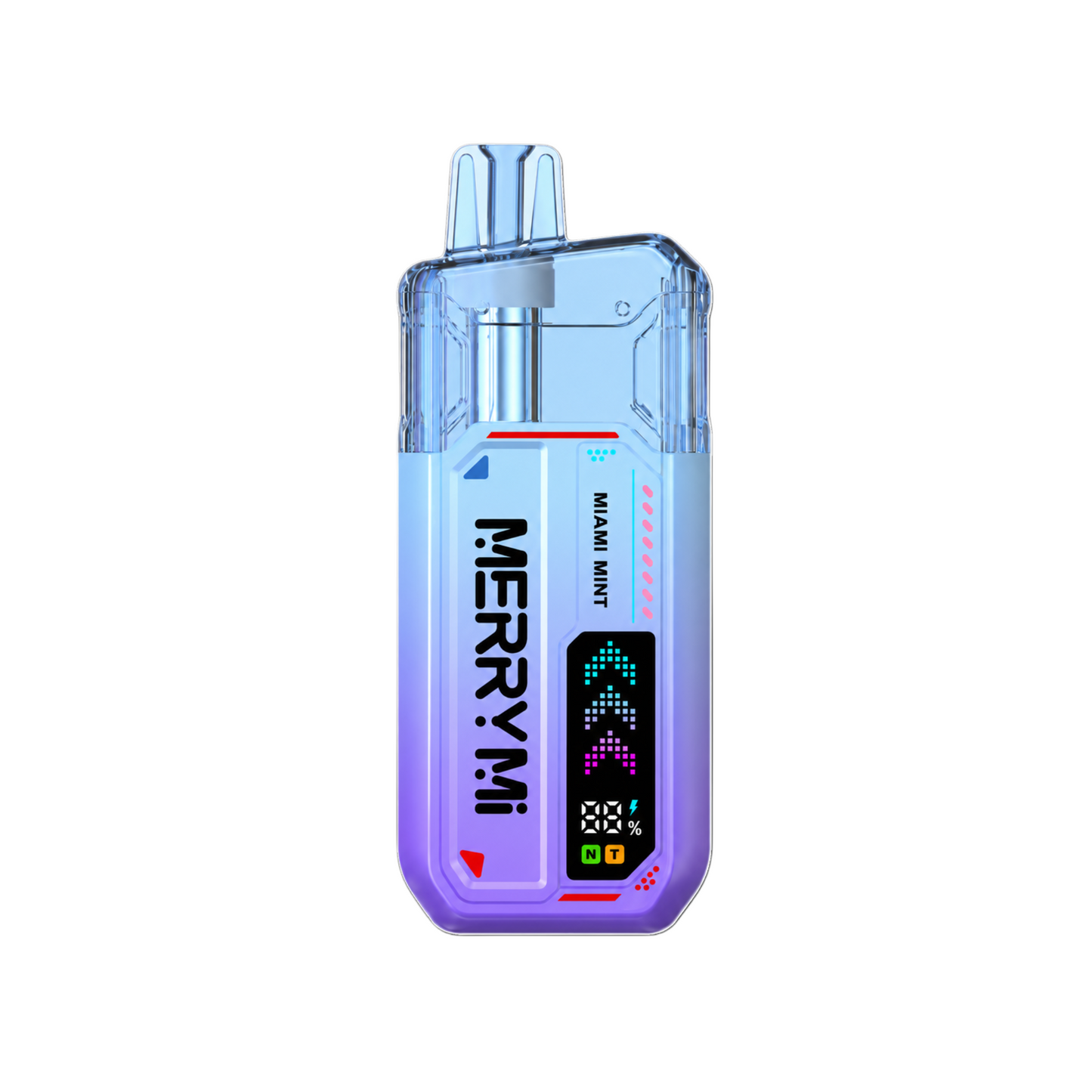 Vape desechable MerryMi Mecha X 36K Mint con hasta 36000 caladas y refrescante sabor a menta
