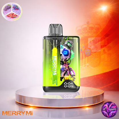 Vapers Desechables - Cigarrillo Electrónico - España - MerryMi - Panda Pod - 66K - Grape Ice Blue Razz Ice Raspberry Watermelon 66000 Caladas - Los más baratos