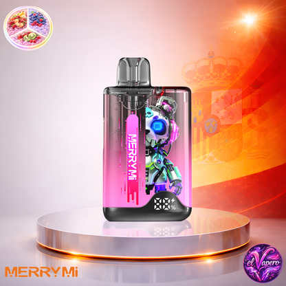 Vapers Desechables - Cigarrillo Electrónico - España - MerryMi - Panda Pod - 66K - Strawberry Banana Mixed Berry Strawberry Kiwi 66000 Caladas - Los más baratos
