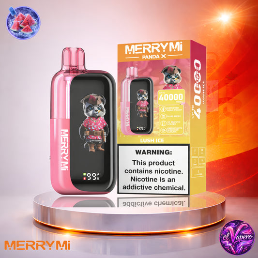 Vapers Desechables - Cigarrillo electrónico - España - MerryMi - Panda X - 40K - Lush Ice 40000 Caladas - Más baratos