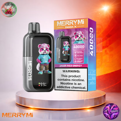 Vapers Desechables - Cigarrillo electrónico - España - MerryMi - Panda X - 40K - Jager Red Energy 40000 Caladas - Más baratos