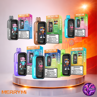 Vapers Desechables - Cigarrillo electrónico - España - MerryMi - Panda X - 40K - Sabores 1 40000 Caladas - Más baratos