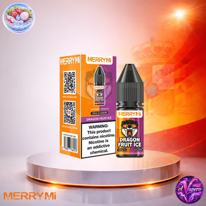 Vapers Desechables - Cigarrillo Electrónico - España - MerryMi - Salts - 30ml - Liquidy Dragon Fruit Ice Liquido Sal De Nicotina - Los más baratos