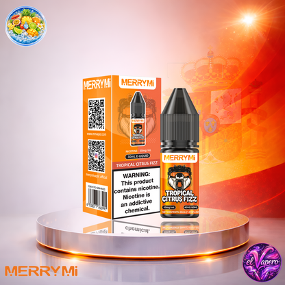 Vapers Desechables - Cigarrillo Electrónico - España - MerryMi - Salts - 30ml - Liquidy Tropical Citrus Fizz Liquido Sal De Nicotina - El mejor precio