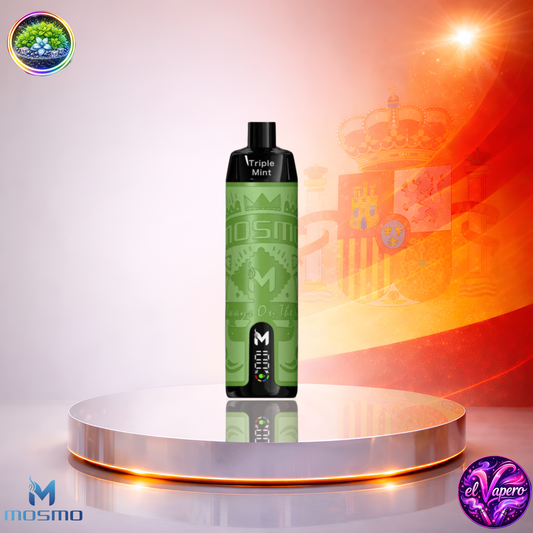 Vapers Desechables - Cigarrillo Electrónico - España - Mosmo - Storm - X Max 15K - Triple Mint 15000 Caladas - Más baratos