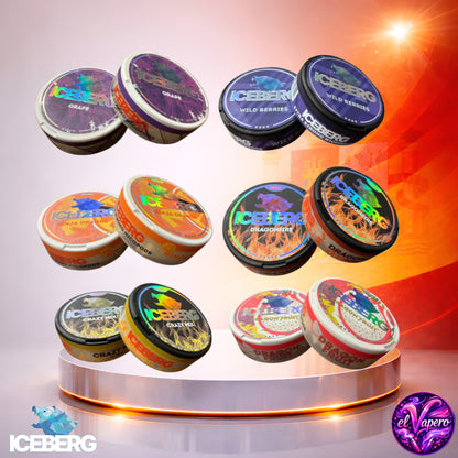 Vapers Desechables - Cigarrillo Electrónico - España - Snus - ICEBERG - Paczka - 20 Saszetek Con Nicotina Sabores 1 40mg - Los más baratos