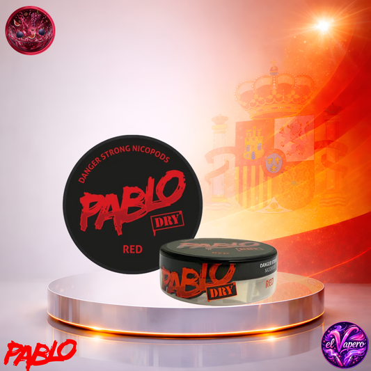 Vapers Desechables - Cigarrillo Electrónico - España - Snus - PABLO - 20 - Con Nicotina Dry Red 24mg - El mejor precio