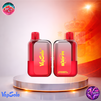 Vapers desechables - Cigarrillo electrónico - España - VapSolo Mars - 50K - Raspberry Watermelon 50000 Caladas - Los más baratos