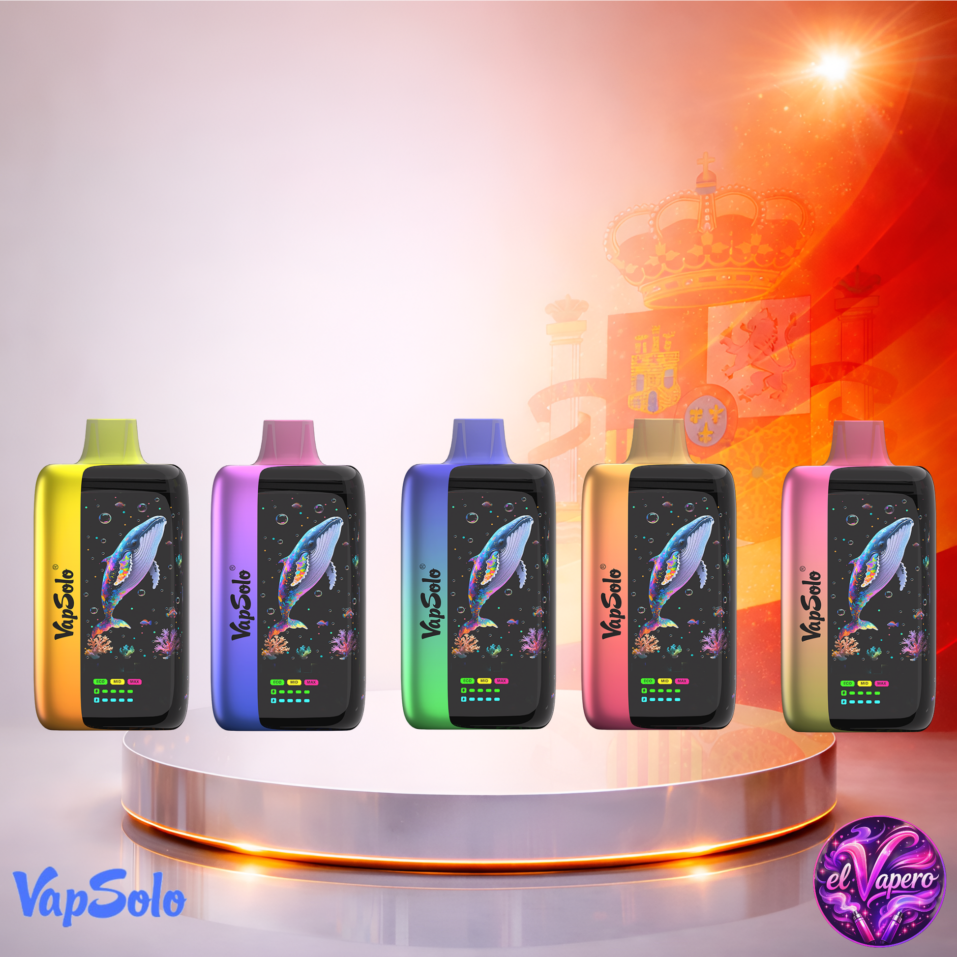 Vapers desechables - Cigarrillo electrónico - España - VapSolo Master - 70K - Sabores 1 70000 Caladas - Los más baratos
