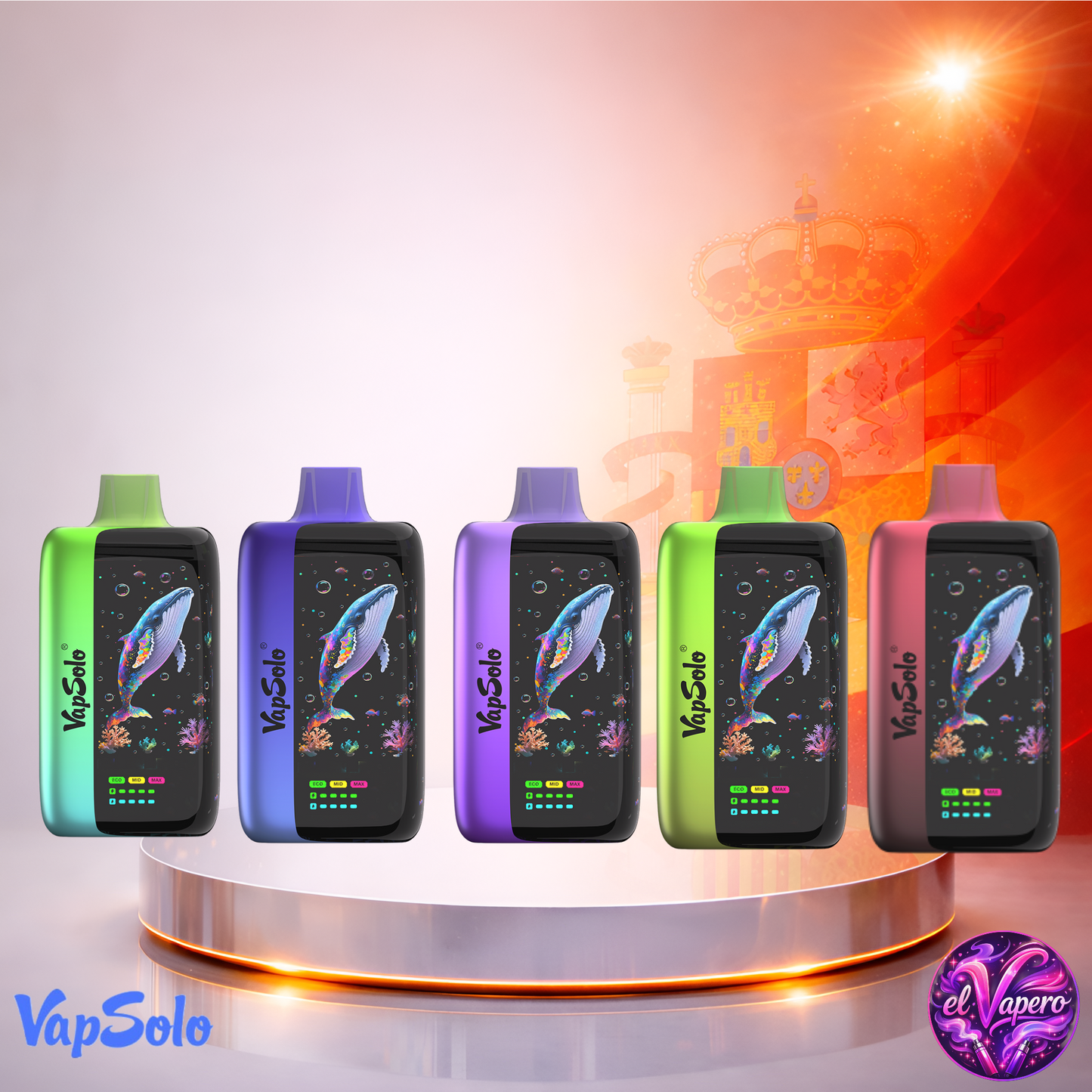 Vapers desechables - Cigarrillo electrónico - España - VapSolo Master - 70K - Sabores 2 70000 Caladas - Los más baratos