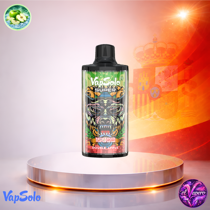 Vapers Desechables - Cigarrillo Electrónico - España - VapSolo - Super 15K - Double Apple 15000 Caladas - El mejor precio