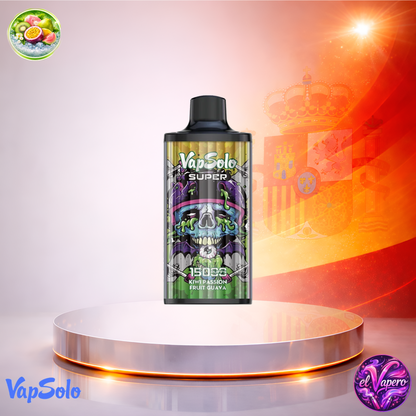 Vapers Desechables - Cigarrillo Electrónico - España - VapSolo - Super 15K - Kiwi Passion Fruit Guava 15000 Caladas - El mejor precio
