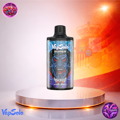 Vapers Desechables - Cigarrillo Electrónico - España - VapSolo - Super 15K - Mixed Berry 15000 Caladas - Los más baratos